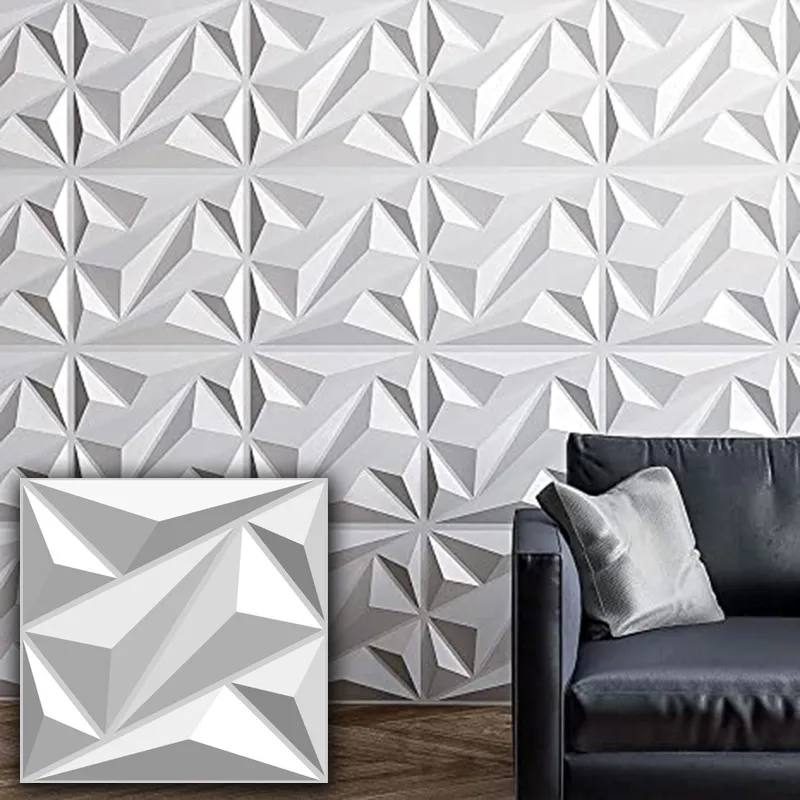 3D Diamond Wall Panels(10 pcs)
