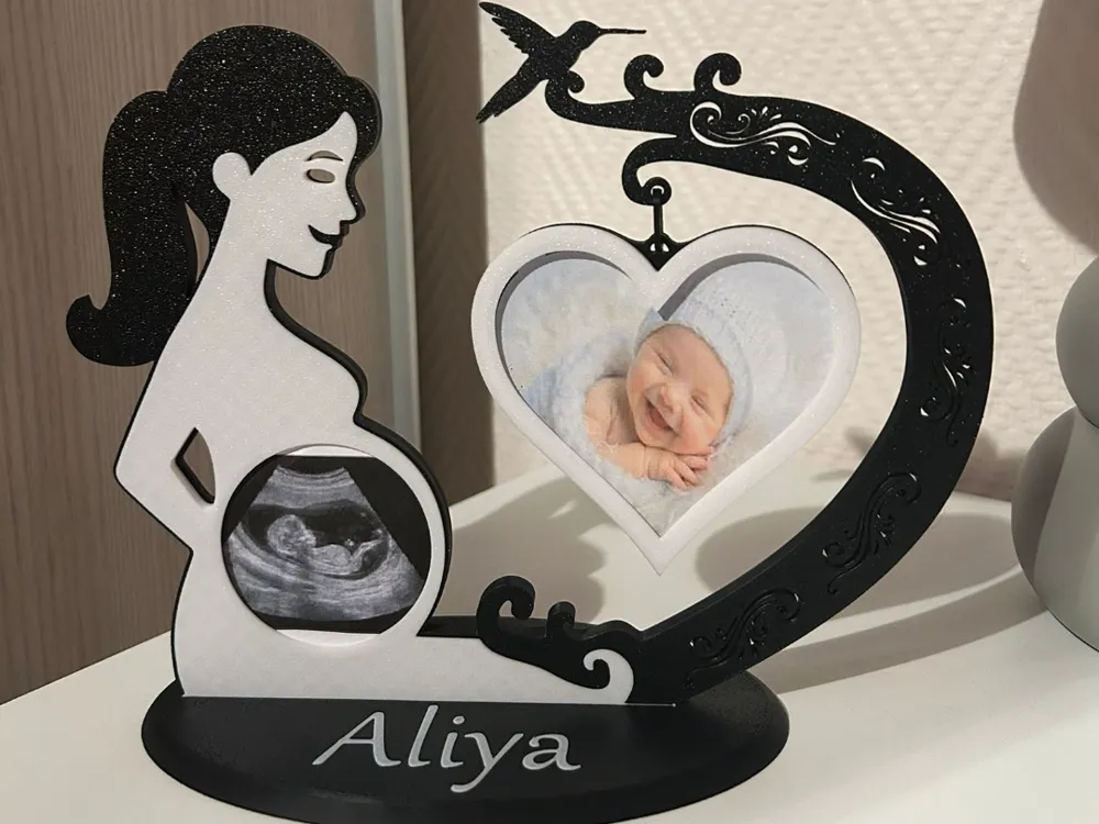 Custom Pregnancy Memory Photo Frame