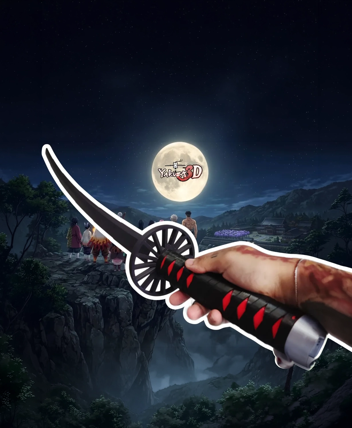 Anime Style Katana For Decoration (115 cm)