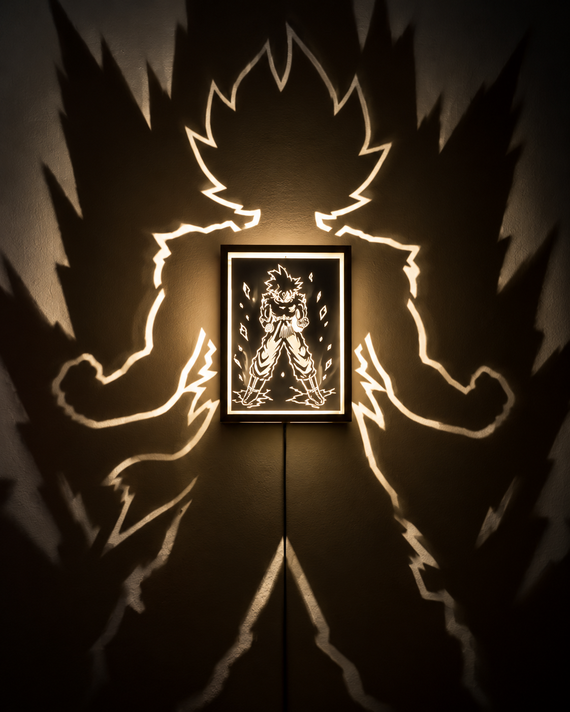 Cosmic Shadow Wall Decor - Modern 3D Art